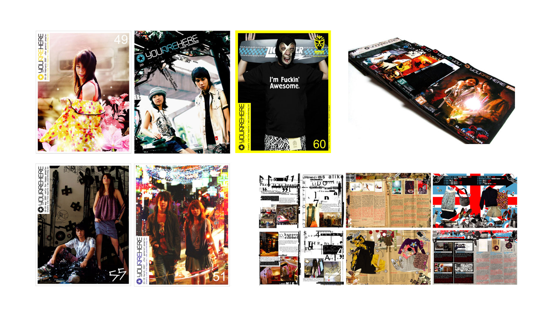 Advertising and print design samples 2