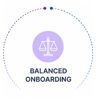 Balanced onboarding