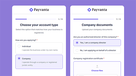 Payvanta: Merchant Registration